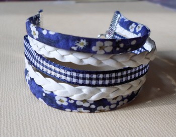 Bracelet manchettes Bleu