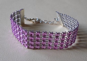 Bracelet STRASS Rose