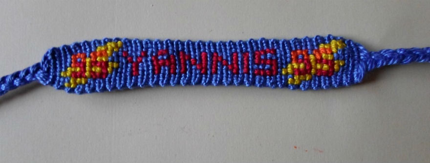 Bracelet prénom +logo cars